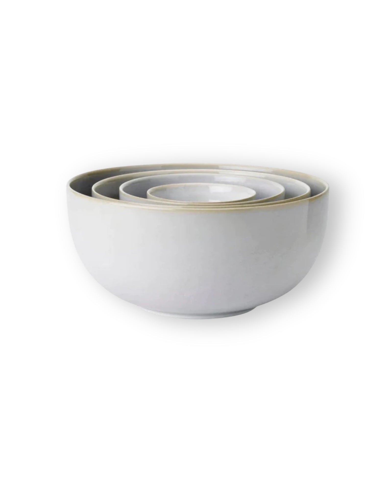 KNABSTRUP KERAMIK HVID TAVOLA SKÅLESÆT Á 4 STK