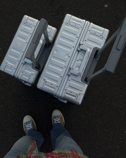 POSHPOSH Aluminium Cabin and Trunk on tarmac, seen from above