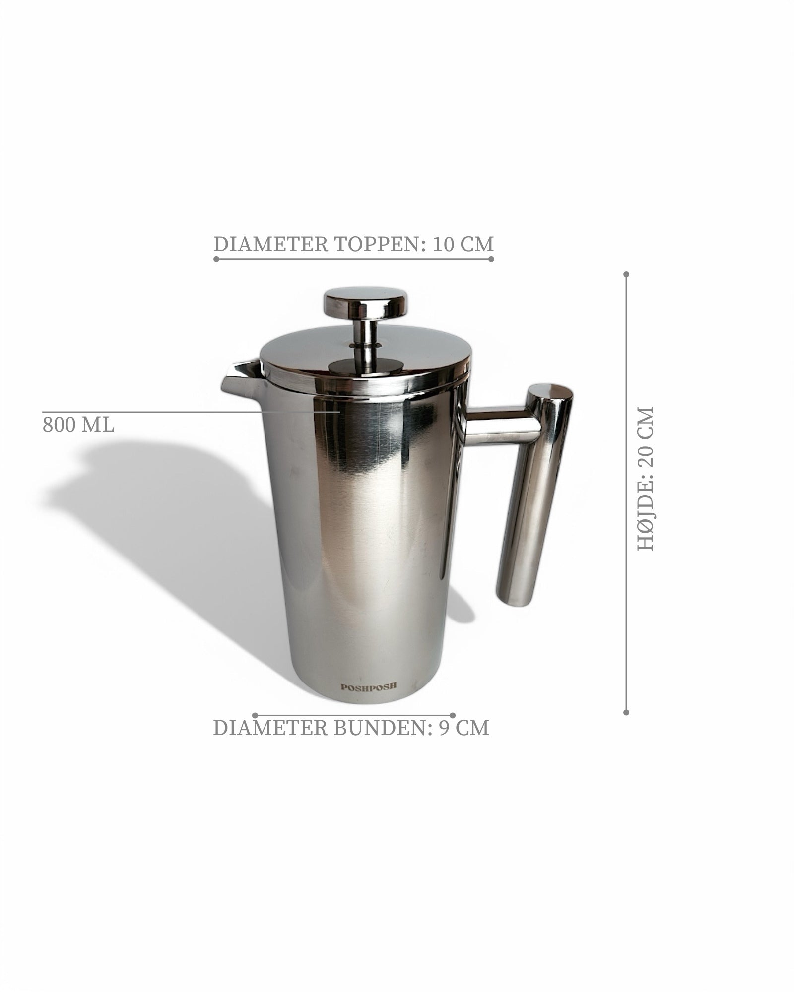 STEEL⎥PARIS COFFEE PRESS 800 ML